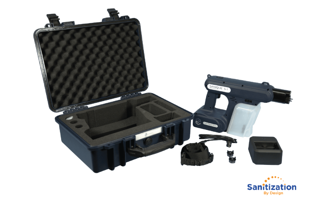 Sanique S-1 MKII electrostatic sprayer case